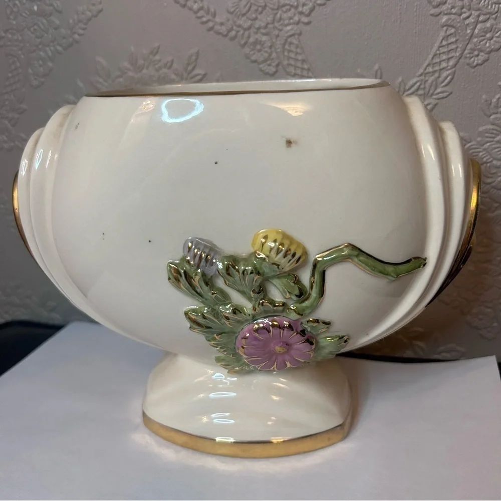 Vintage pottery canary planter vase great condition - Picture 6 of 6